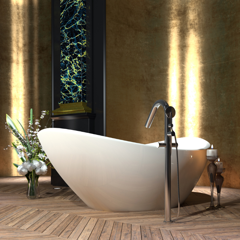 Free Standing Soaking Bathtub